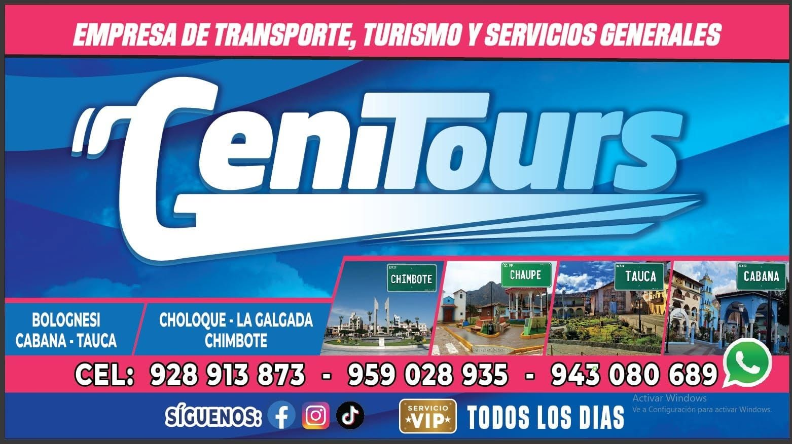 GeniTours Banner Rutas